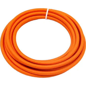 elektrický kabel Retro kabel kulatý, vodič s textilním obalem 2x0.75mm, oranžový
