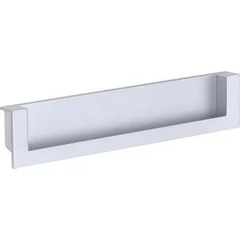 Nábytkové kování TULIP Úchytka Orinoco 128 zápustná stříbrná (TULIP Úchytka Orinoco 128 zápustná stříbrná)