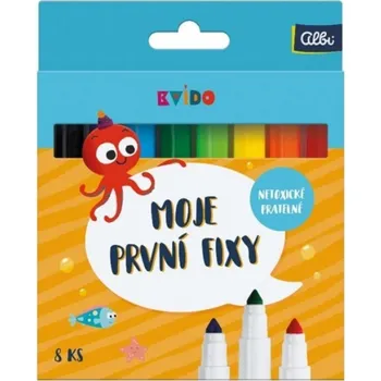 Společenská hra ALBI Kvído Moje první fixy