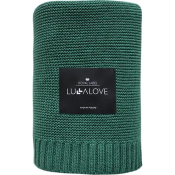 Dětská deka Lullalove Bambusová dečka pro dospělé 160x120 cm Smaragdová zeleň