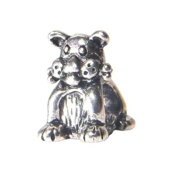 Korálek Korálek kovový KOCOUR TOPBEADS