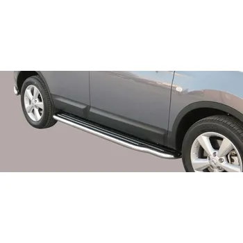 Tuning Boční nášlapy NISSAN Qashqai 2002-08 Misutonida P/229 Leštěný nerez