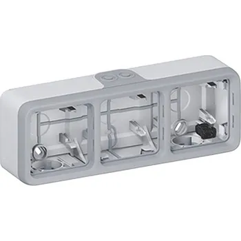 vypínač Legrand pro nástěnnou montáž Plexo šedá 069680 1 ks