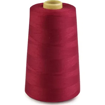 Nit Univerzální poylesterová oděvní nit NTF pro overlocky/průmyslové/klasické šicí stroje, 577 tmavě vínová, návin 5000yd (4572m)