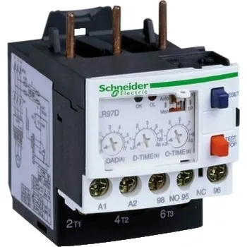 Relé SCHN LR97D015B elektronické nadproudové relé pro motor - 0.3...1.5A - 24V 50Hz/DC
