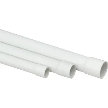 Stavebniny Heidemann 13008 tyčová trubka EN25 2 m šedobílá (RAL 7035) 1 ks