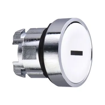 Stavebniny SCHN ZB4BA131 Ovládací hlavice stiskací se symbolem, lícující - bílá