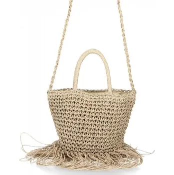 Kabelka Dámská kabelka listonoška David Jones béžová YQ-38