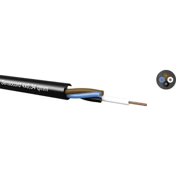elektrický kabel Kabeltronik 245402509-100 senzorový kabel Sensocord® 4 x 0.25 mm² černá 100 m
