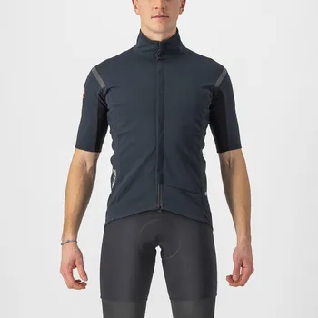 cyklistický dres CASTELLI Cyklistický dres s krátkým rukávem - GABBA ROS 2 - antracitová 3XL