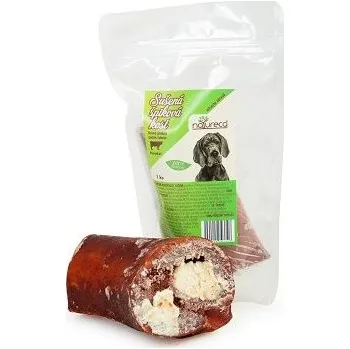 Pamlsek pro psa NATURECA pochoutka Hov.špik.kost uzená s ovčím tuk.1ks