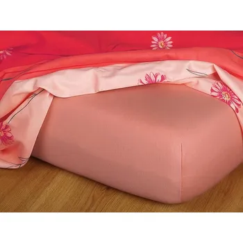 Povlečení Dadka Dadka prostěradlo jersey barva LOSOS 90/200