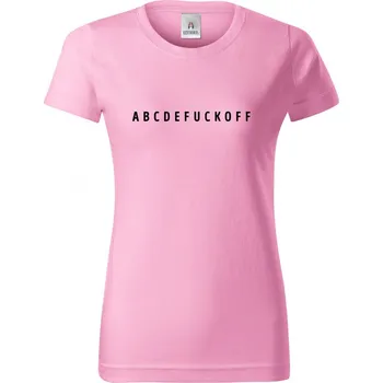 Pánské tričko ABCDEFUCKOFF, V2 - Dámské tričko Basic - Nejoblíbenějí - XL