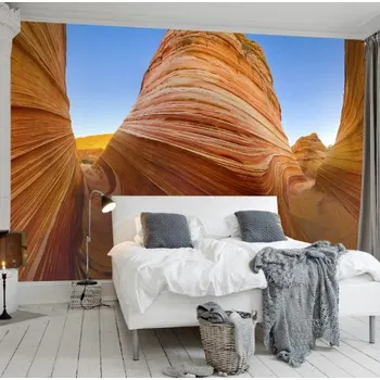 Fototapeta Solution Media 3D tapeta - Skála MU1504 4 - Slámová textura - Vliesová tapeta - 300g/m2