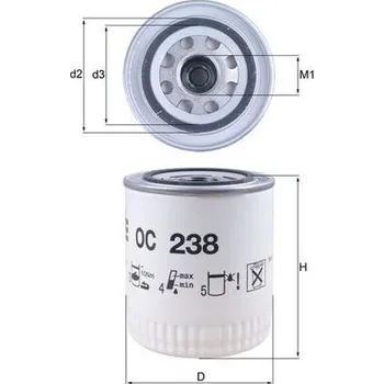 Olejový filtr Olejový filtr, , 07V121717, 07V121717A, 4481118, 93156480, 9975154, 9975189, C42797, EAC1467, EBC10303, EBC9658, JRTZ1165, RH10003, RTC1165, UE40893, KNECHT, OC 238