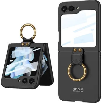 GKK 65000 GKK CIRCLE Ochranný obal s držákem Samsung Galaxy Z Flip 5 5G černý