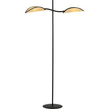 Stojací lampa Emibig Lotus stojací lampa 2x10 W černá-hnědá 1108/LP2