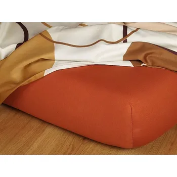 Povlečení Dadka Dadka prostěradlo jersey barva cihlová 180/200