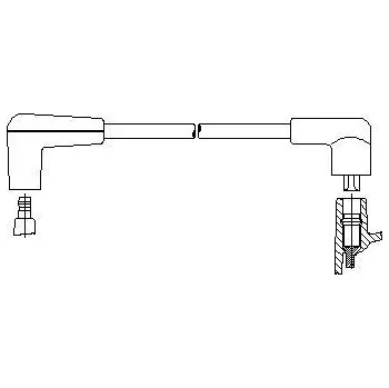 Zapalovací kabel zapalovací kabel, , BREMI, 468/26