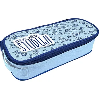 Penál Pouzdro Sportuji, pařím, studuji modré
