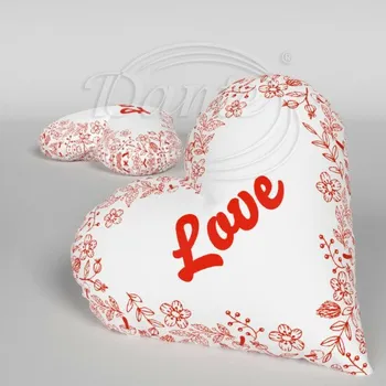Bytový textil Dante Polštářek Srdce Love - 43 x 39 cm