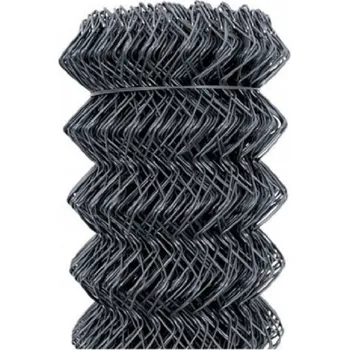 Pletivo Moravskoslezské drátovny, a.s. Pletivo poplastované výška 2 m, průměr_drátu 2.5 mm x šíře_oka 50x50 mm, barva Antracit RAL 7016