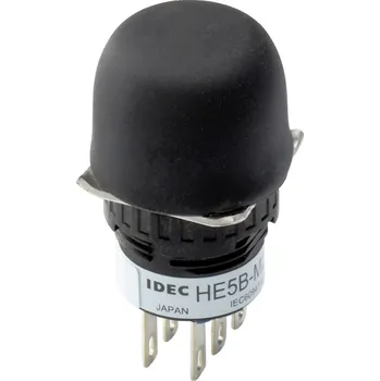 vypínač Idec HE5B-M2PB kolébkový spínač 125 V/AC, 30 V/DC 3 A 1x zap/vyp/zap s aretací (d x š x v) 20 x 20 x 31 mm IP40 (čelní s