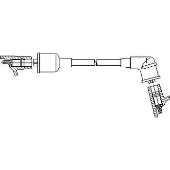Zapalovací kabel zapalovací kabel, , MD192978, BREMI, 3A32/16
