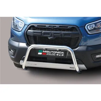 Tuning Přední ochranný rám Medium FORD Transit 2020- Misutonida EC/MED/477 Leštěný nerez