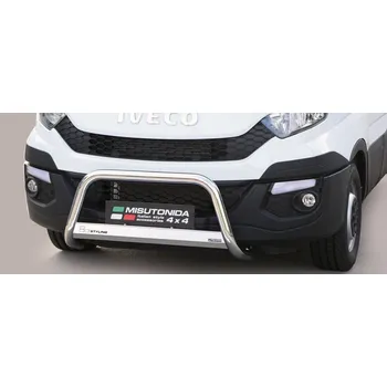 Tuning Přední ochranný rám Medium IVECO Daily 2014- Misutonida EC/MED/375 Leštěný nerez