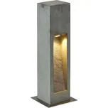 BIG WHITE ARROCK STONE, venkovní stojací lampa, LED, 3000K, hranatá, šedý kámen, D/Š/V 12/12/50 cm, max. 6 W 231370