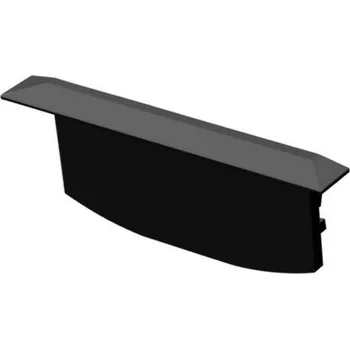 Bodové svítidlo BIG WHITE GRAZIA 60 zápustné, koncové krytky černé 1004909