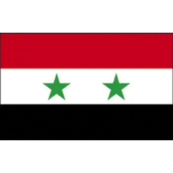 Vlajka Sýrie 30 x 45 cm na tyčce