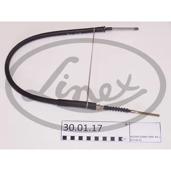 Lanko parkovací brzdy Tazne lanko, provozni brzda, , 3653025A01, LINEX, 30.01.17