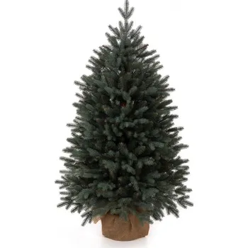 Vánoční stromek Vánoční stromek v květináči 3D Smrk Ledový 60cm