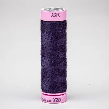 Nit Univerzální šicí nit Amann ASPO 120 polyesterová, tmavě šedo-fialová 0580, návin 100m