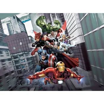 Fototapeta Fototapeta 4 dílná Avengers FTDXXL2214 AG Design / Fototapety 4 dílné (360 x 255 cm)
