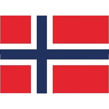 Vlajka Vlajka Printwear Norsko 150x90 cm