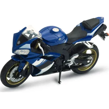 autíčko Welly Motocykl Yamaha YZF-R1 1:18 modrá