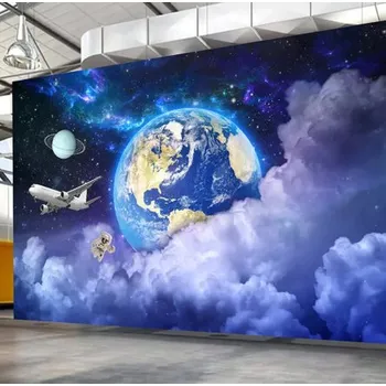 Tapeta Solution Media 3D tapeta - Planeta země MU2695 1 - Voděodolné plátno - Textilní tapeta omyvatelná - 250g/m2