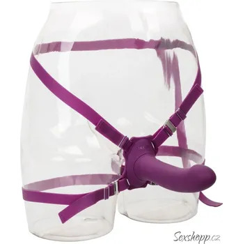 Připínací penis Vibrační připínací penis Her Royal Harness ME2 Rumbler