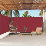 Petrashop Zatahovací boční markýza červená 180 x 600 cm Červená318005