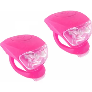 Cyklosvítilna BLIKAČKA ZADNÍ 4RACE SILICON RŮŽOVÉ