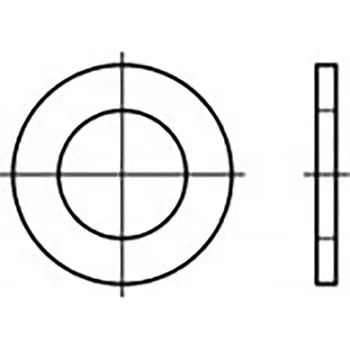 Kleště podložka 3.2 mm 6 mm ocel pozinkované 5000 ks TOOLCRAFT TO-6854667