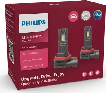 Autožárovka Philips Ultinon Access LUM11362U2500C2/10 LED H11 12V 20W