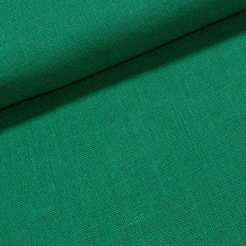 Juta technická (pytlovina), gramáž 365 g/m2, jemná, jednobarevná zelená (84), š.150cm (látka v metráži)