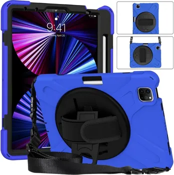 Pouzdro na tablet VSECHNONAMOBIL 63882 SOLID Odolný kryt pre Apple iPad Pro 11 (2022 / 2021 / 2020 / 2018) modrý