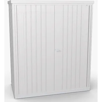 Zahradní úložný box Biohort Skříň na nářadí BIOHORT vel. 150 155 x 83 (stříbrná metalíza) 150 cm (2 krabice)