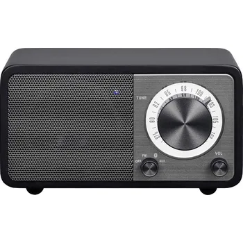Audio Sangean WR-7 Genuine Mini A500411 stolní rádio, FM, Bluetooth, s akumulátorem, černá