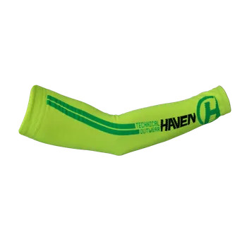 Cyklistické návleky HAVEN Cyklistické návleky na ruce - SOFTIES - žlutá M-L